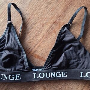 Lounge Black Triangle Bralette
